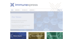 Desktop Screenshot of immunexpress.com